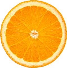 Fotobehang Orange slice isolated © xamtiw