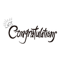 congratulations on graduation congratulations card written in Korean calligraphy