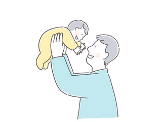 お父さんと赤ちゃん