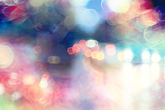 abstract bokeh background glass city window