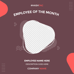 Employee of the Month - Social Media Post Design