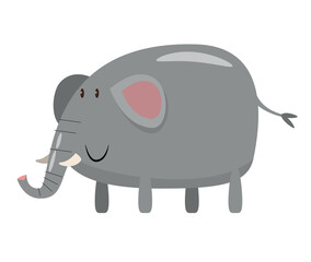 elephant cartoon character