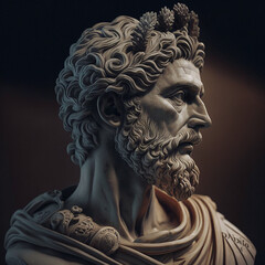 Fototapeta na wymiar septimius severus roman emperor. Created with Generative AI technology.