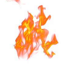 Easy to use flame overlay, transparent png