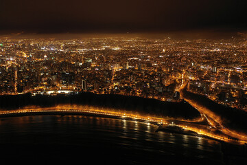 Fototapeta na wymiar Lima City in the night