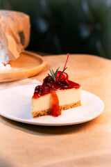 Cherry Cheesecake for the festive season