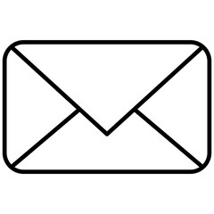 Email Isolated Silhouette Solid Line Icon with email, inbox, mail, message Infographic Simple Vector Illustration