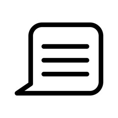 Speech-Bubble Isolated Silhouette Solid Line Icon with speech-bubble, bubble, chat, comment, message, speech Infographic Simple Vector Illustration