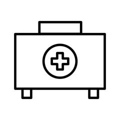 Medical-Bags Isolated Silhouette Solid Line Icon with medical-bags, health, healthcare, medical, medicine, paramedic Infographic Simple Vector Illustration