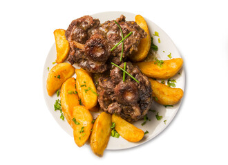 Rabo de toro con patatas