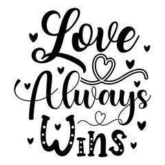 Fototapeta premium Typography Valentines Svg Quotes Design