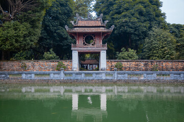 vietnamese temple in the garden - Khue Van Cac