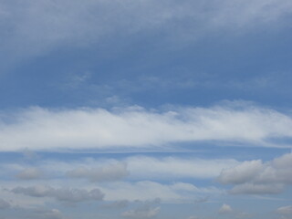 blue sky with white clouds