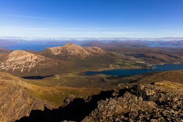 Blaven, Bla Bheinn mountain views, Isle of Skye, Black Cuillins, Scottish Islands and Highlands
