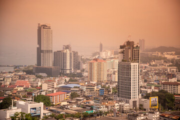 Fototapeta na wymiar THAILAND SIRACHA CITY VIEW