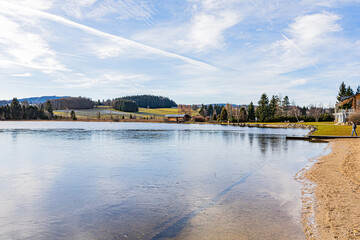 Fototapeta premium Lac des Rousses