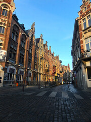 Fototapeta na wymiar Gand, December 2022: Visit the beautiful city of Gand in Belgium during the festive season