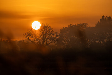 Fototapeta premium sunset in the mountains