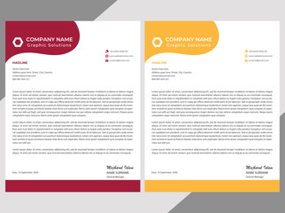 Modern Letterhead