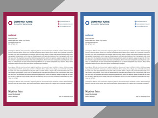 Modern Letterhead
