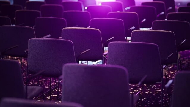 An empty hall for mass events