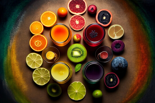 Delicious, healthy, and Nutritious Healthy Juices for the kitchen table,