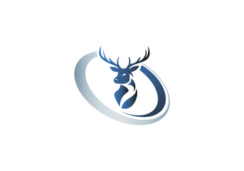 Naklejka premium deer icon design for your business