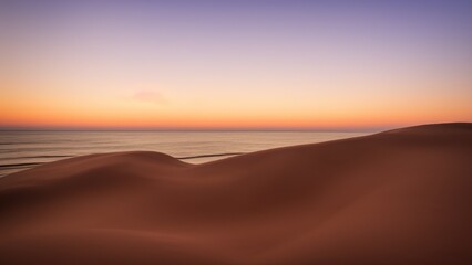 Fototapeta na wymiar Beautiful see landscape panorama, dune close to Baltic See.