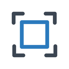 Maximize icon - vector illustration . Maximize, Expand, Fullscreen, Enlarge, Resize, Full, Screen, Size, line, outline, icons .