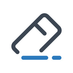 Eraser icon - vector illustration . Erase, Eraser, Rubber, Clean, Remove, Tool, Delete, line, outline, icons .