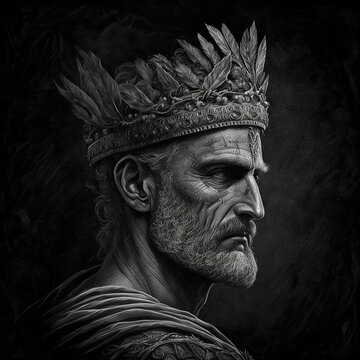 Hannibal Barca. Created with Generative AI technology.