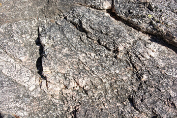stone texture of rock formations close up