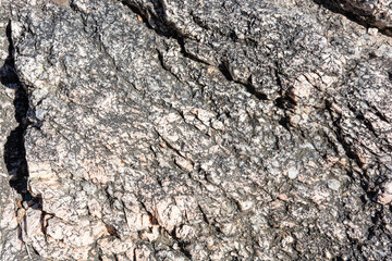 stone texture of rock formations close up