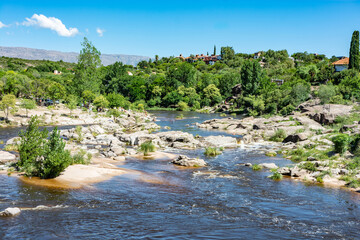 Extraordinary nature of the province of Cordoba Argentina in the city of Mina Clavero and people...