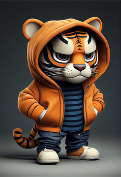 Update 83+ tiger cartoon wallpaper hd best