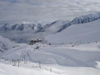 Fototapeta na wymiar Station de ski de Cauterets
