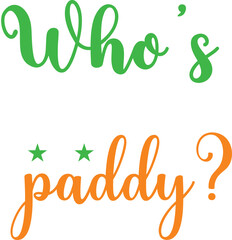 Fototapeta premium st. patrick's day design cut files