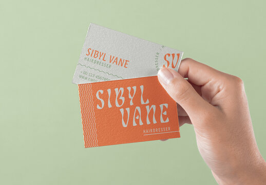 Minimal Personal Business Card Layout