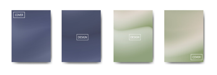 set of abstract background with beautiful gradation color, colorful background for poster flyer banner backdrop, vertical banner, cool fluid background vector illustration