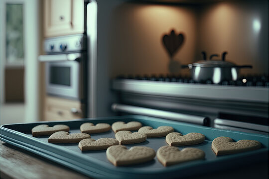 Baking Heart Shaped Cookies