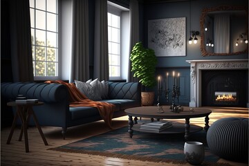 modern style livingroom interior