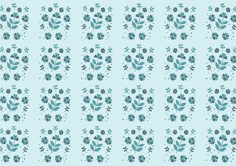 Seamless floral pattern. Vector design for paper, covers, fabrics, interior decoration and other users