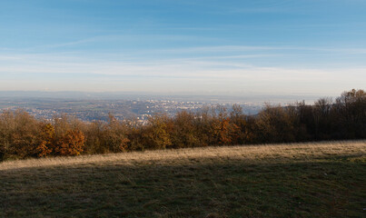 Fototapeta premium View from Mont Thou in Lyon, France