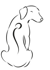 illustration of a dog