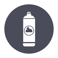 Shaving Foam Bottle. Icon