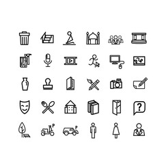 Art and Craft College Icon Pack 