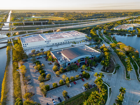 Aerial Photo Of Harley Davidson Dealership Near Highways