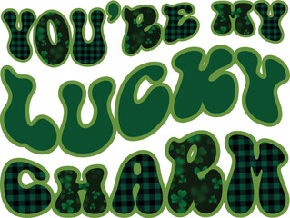 St Patrick's Day Retro Sublimation Design