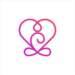 Yoga Love Logo