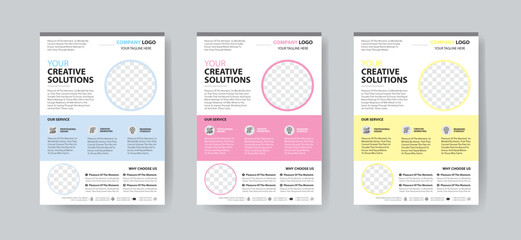 Naklejka premium Corporate & Business Conference Flyer Brochure Template Design, abstract business flyer, vector template design. Brochure design, cover, annual report, poster, flyer